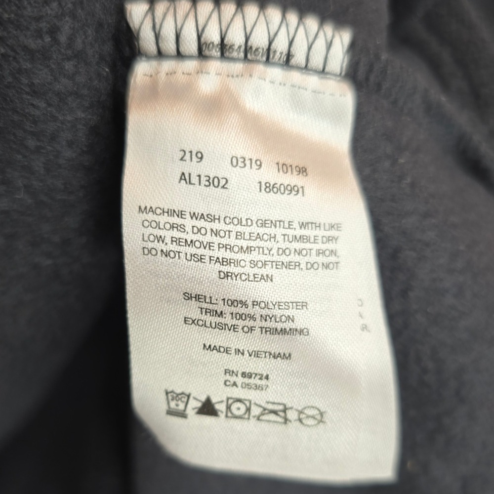 COLUMBIA Women Pullover Fleece II Benton Springs Half Snap Black Sz XL Gorpcore - Picture 7 of 11